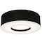 Afx Montclair 19'' Flush Mount - Black Shade MCF1932MB-BK - alternate 1